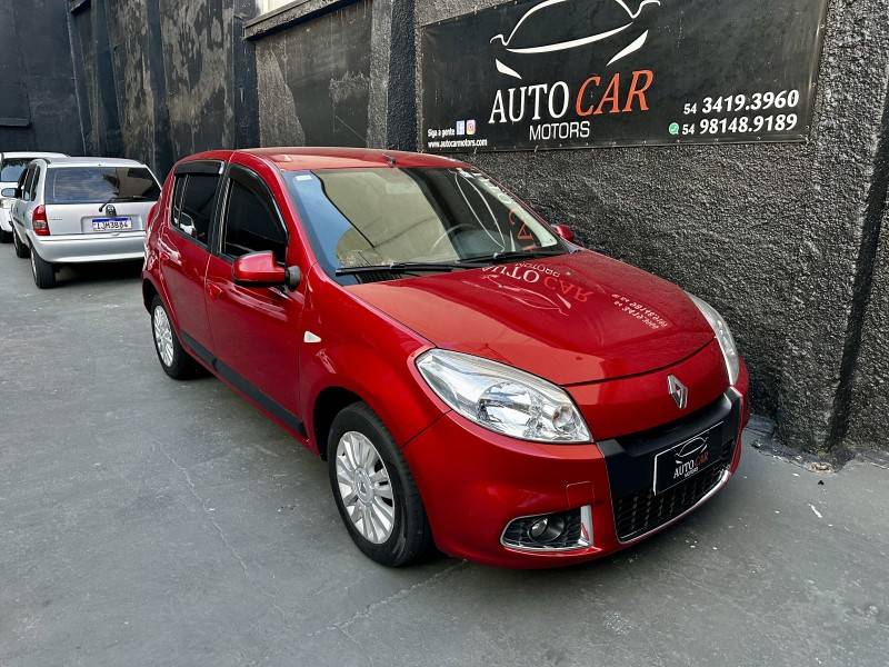 RENAULT - SANDERO - 2012/2012 - Vermelha - R$ 34.900,00